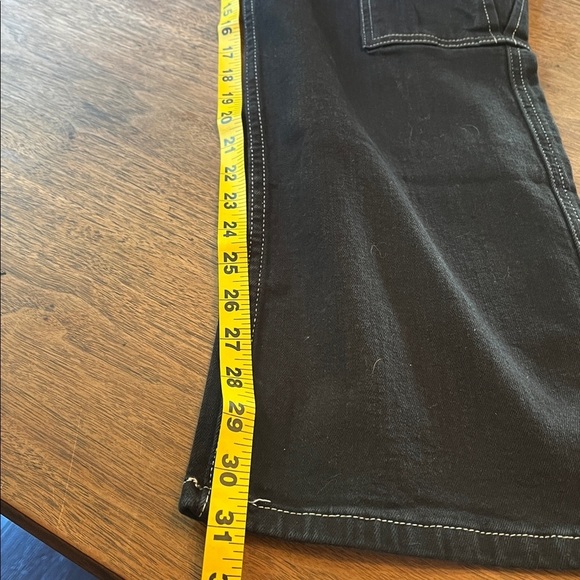 Hot Topic Aphrodite 30x32 Black Cargo Wide Leg Baggy Vintage Goth Y2K - Picture 13 of 14